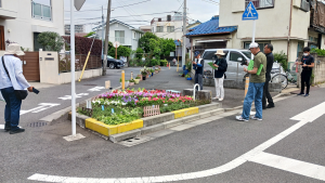 堀切東緑花の会花壇