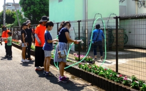 原田小学校の花壇