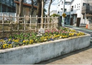 半田小学校花壇