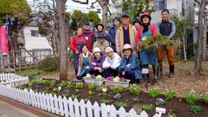 花壇活動１０年目