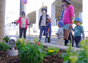 花植えしたよ。