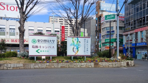 金町駅北口を彩る花壇✿